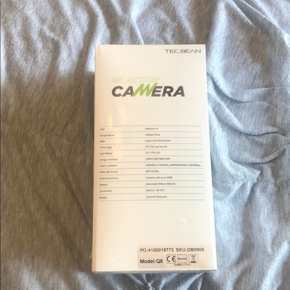 Tec. Bean 4K Action Camera - Picture 3 of 4
